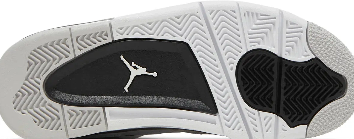 Air Black Jordan 4 Military Retro GS 0802
